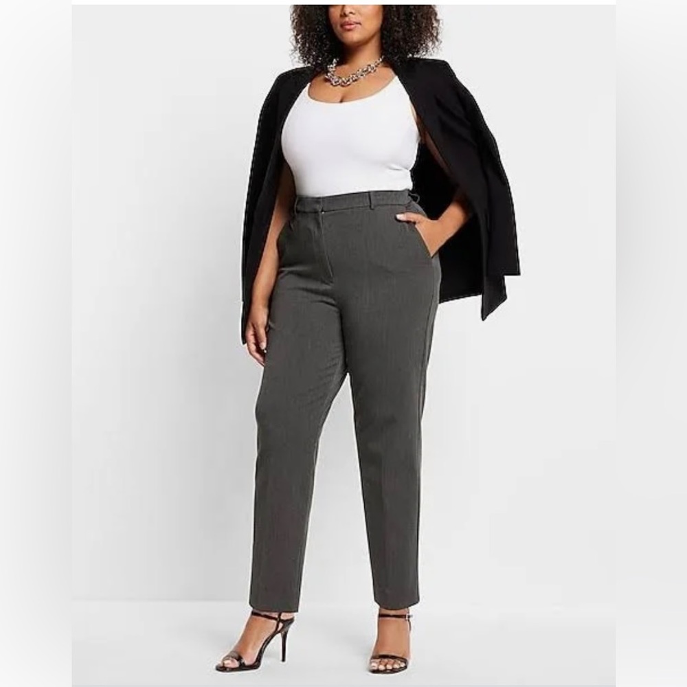 Pure Energy women’s Ankle dress pant gray size 16W